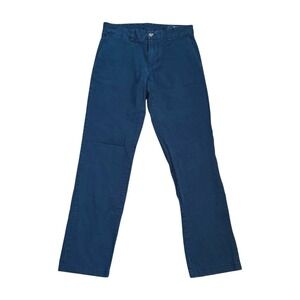 Vineyard Vines Women's Breaker Pant, Classic Poplin Twill Chino Navy, 28x30